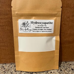 Non-Nano Hydroxyapatite Calcium Powder | Fluoride-Free Tooth Remineralization | Grass-Fed Bovine MCHA | DIY Toothpaste Ingredient