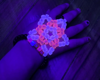 Glow in the Dark Kandi Star Bracelet