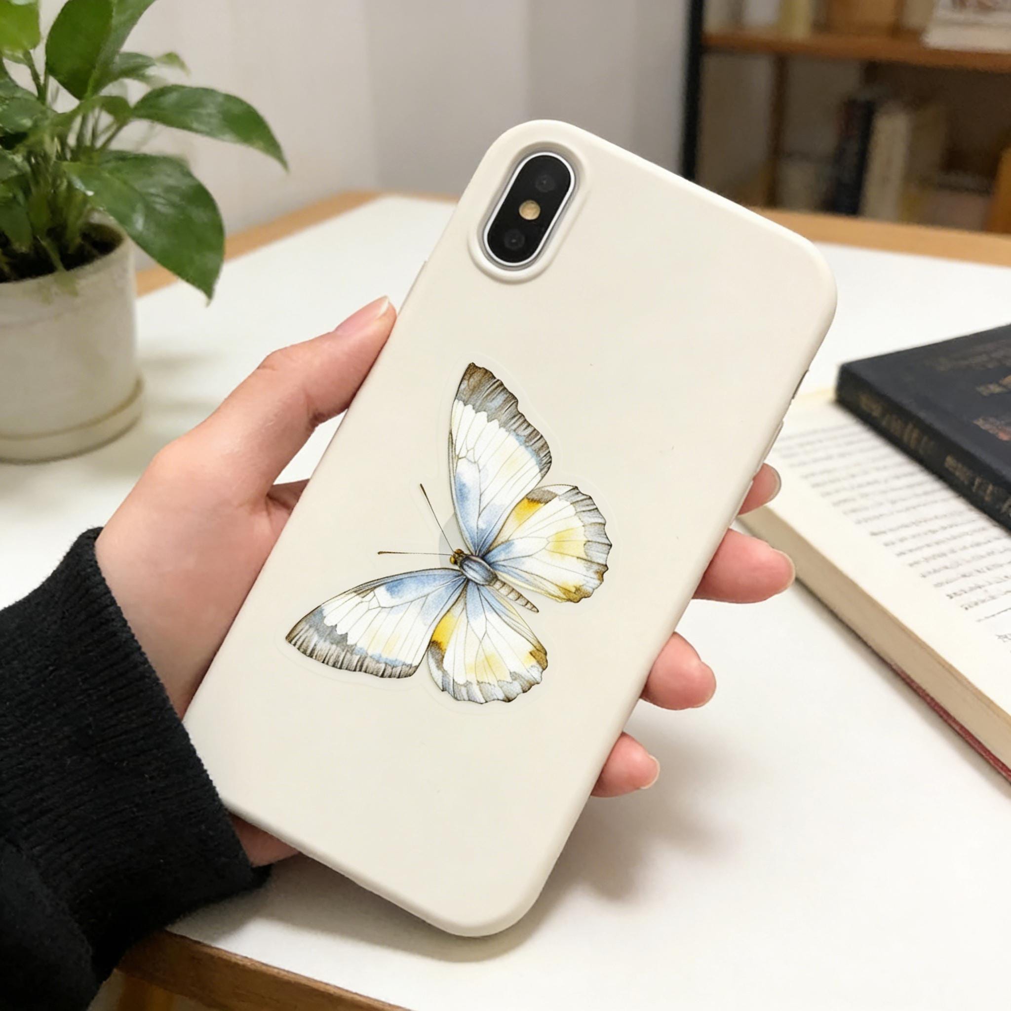 Butterfly Sticker Set, 50 PCS PET Waterproof DIY Stickers, Realistic ...