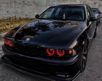 BMW 5 Series E39 Angel Eyes New Led Red