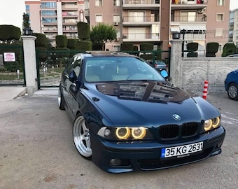BMW 5 Series E39 Angel Eyes New Led Yellow