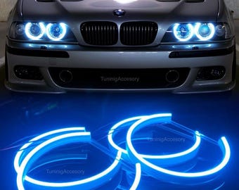 BMW 5 Series E39 Angel Eyes New Led Blue