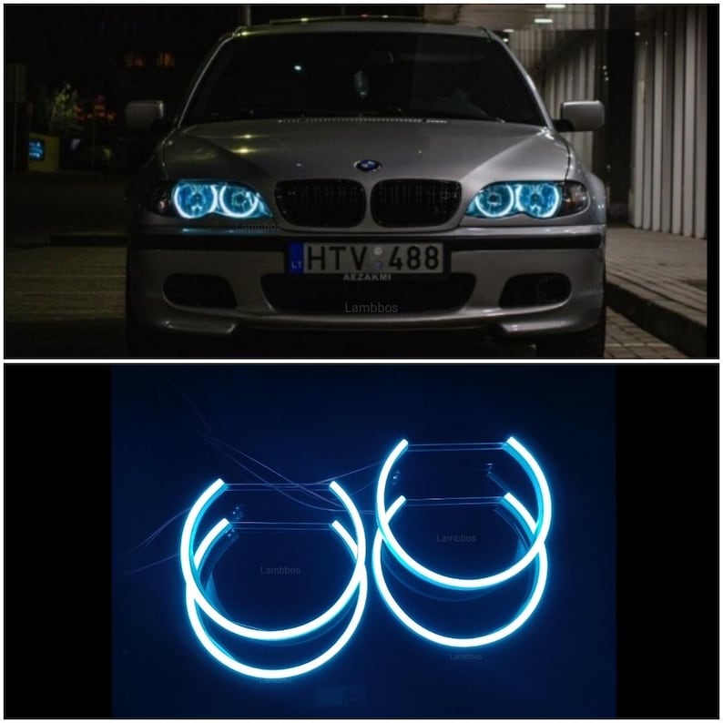 BMW E46 Facelift Angel Eyes New Cotton Led - Etsy