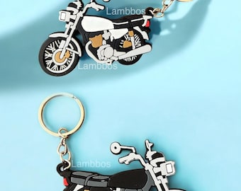 Classic Motorcycle Honda Yamaha Keychain Special Production