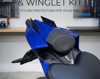 Custom Designed Yamaha R7 Mono Cover and Winglet Set | YZF-R7 Aerodynamics