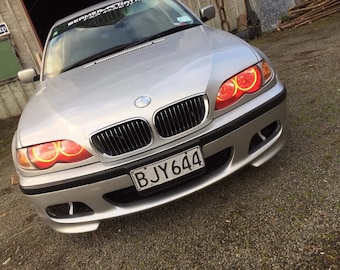 BMW E46 Facelift Angel Eyes Red New cotton led