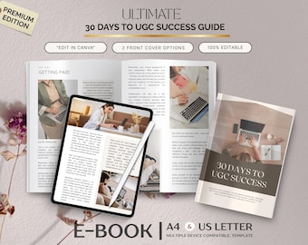 UGC Success Guide, 30-Day Action Plan (Digital Ebook)