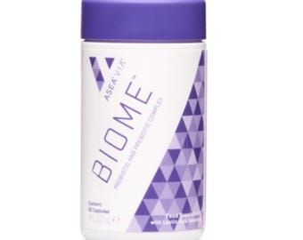 ASEA Biome Supplement | Prebiotic and Probiotic Capsules | Gut Health Support | Microbiome Balance | 90 Capsules | Wellness Supplement