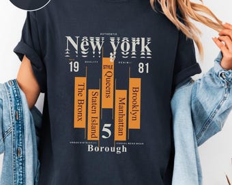 New York design t-shirt, NYC graphic t-shirt, vintage style t-shirt, city name t-shirt, New York t-shirts, city design t-shirt