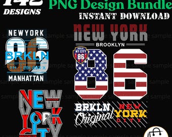 New York PNG package, New York designs for sublimation, t-shirt png designs, digital download, urban style png, city designs