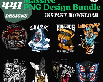 Huge pack of png designs, animal png, skull designs, digital file pack, png designs for t-shirts, pet png designs, png designs for mugs
