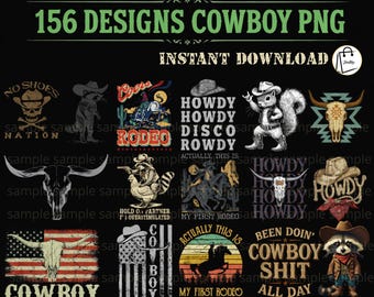 Rodeo and country clippart, Pack of Cowboys, vintage western designs, Hight quality PNG, western designs, cowboy lover designs