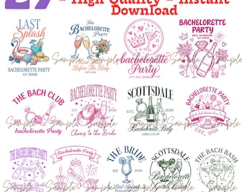 Bachelorette PNG Designs, Bride Club, Girls Night Out, Last Fling, Bachelorette Party Bundle, Bachelorette party PNG, Bachelorette party