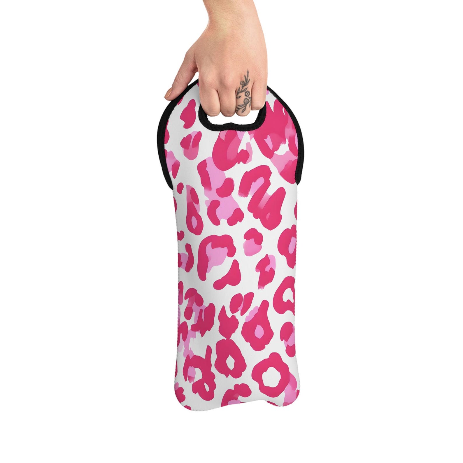 Wine Grape Print Pattern Leather Tote Bag