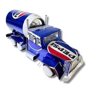 Recycled Tin Can Truck Model – Perfect Gift for Collectors, Fatherday, Birthday and him
