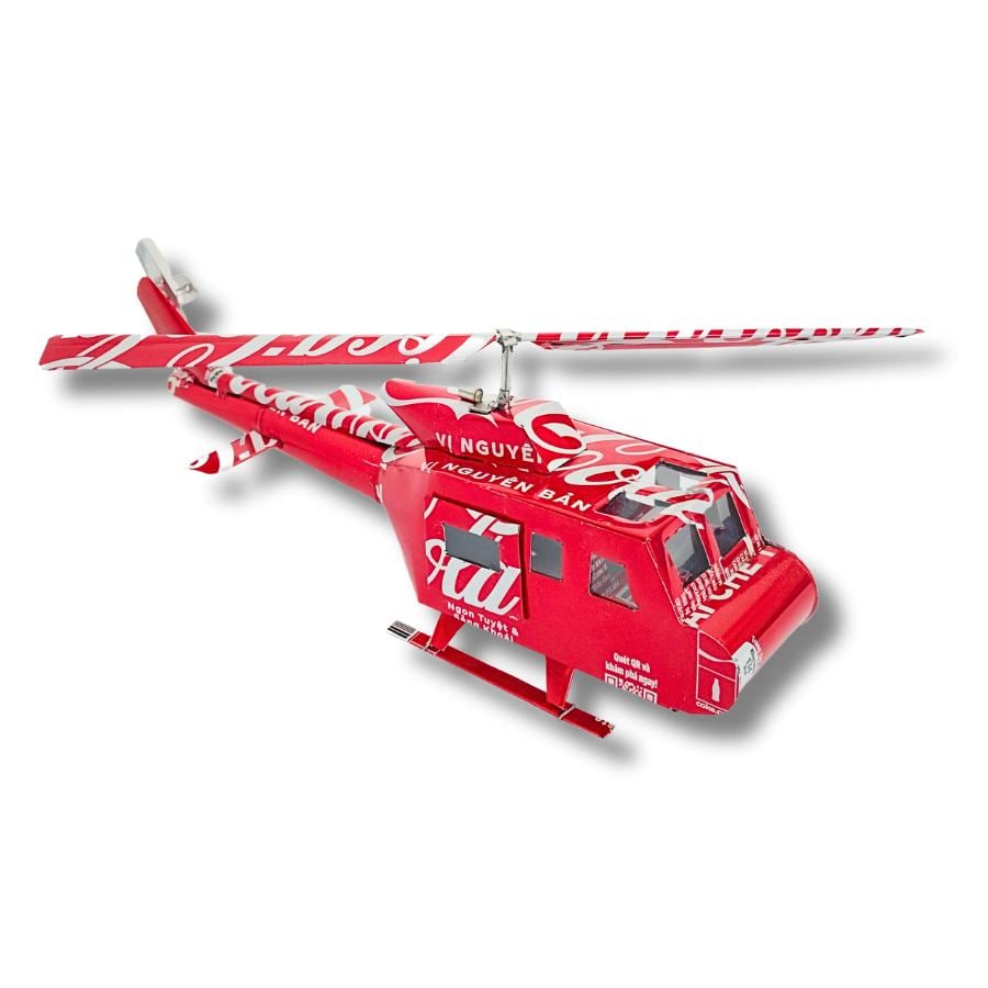 Coca-cola Can Helicopter Model: Upcycled Soda Can Craft, Eco