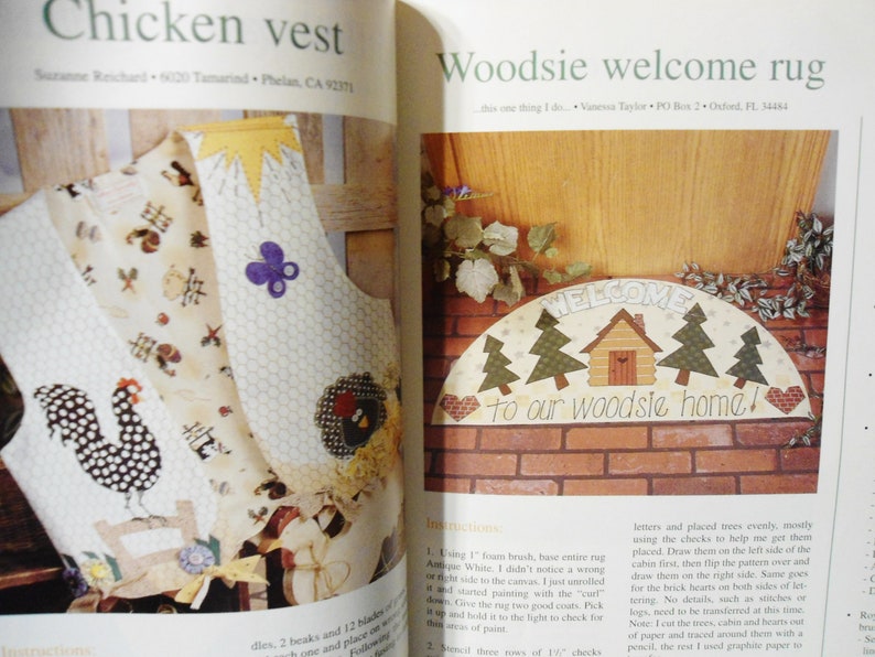 Country Projects Magazine Aug 1999 40 Project Halloween wood Stitching Patterns