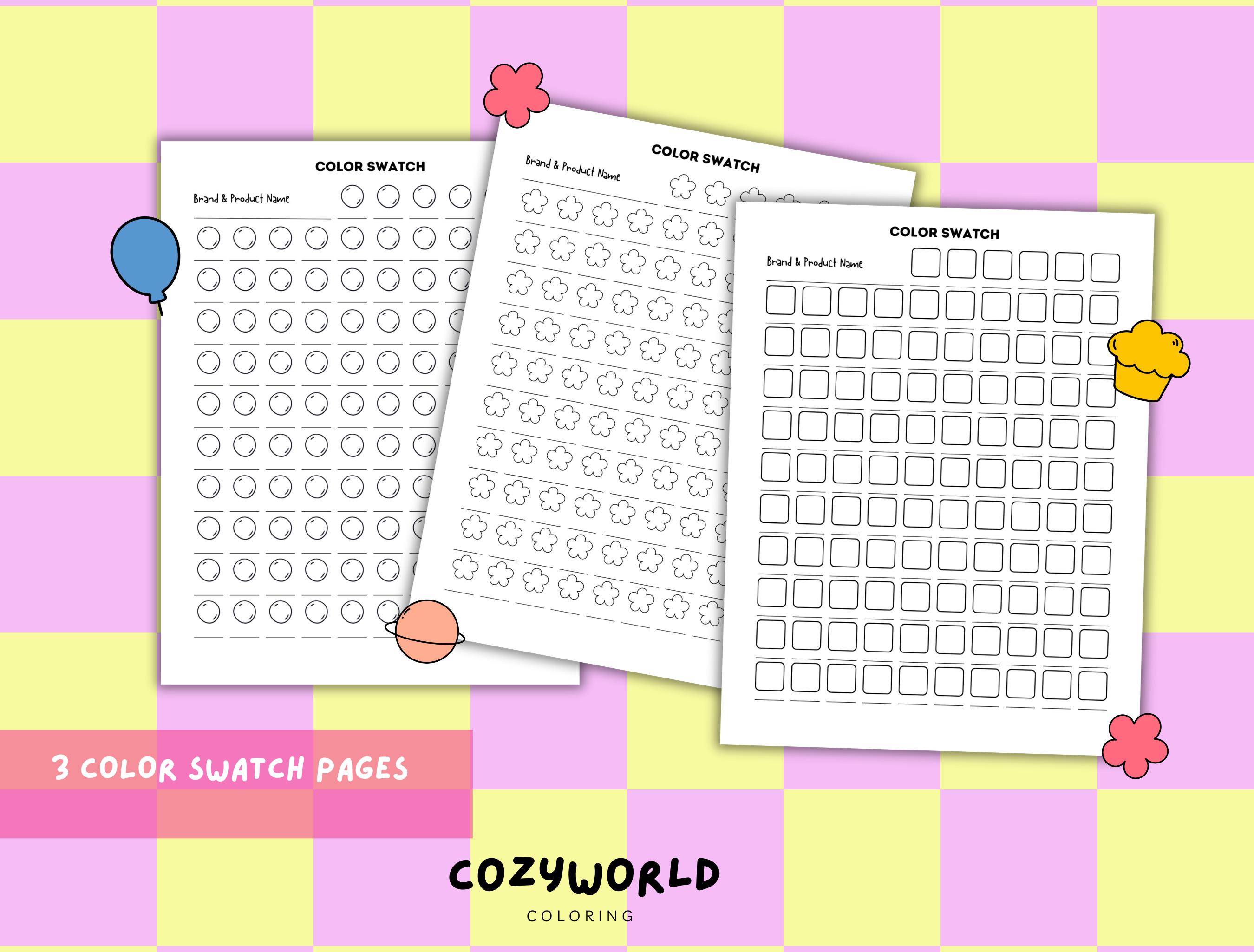 Coloring Pages to Practice Skills and Techniques, Coloring Pattern ...