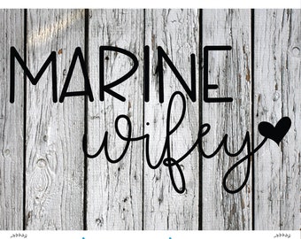 Love My Marine Svg Etsy