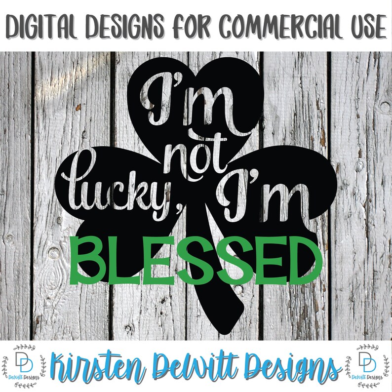 SVG, PNG, DXF, Silhouette Cut File, Cricut Cut File, St. Patrick's Day, Shamrock, Leprechaun, Lucky image 1