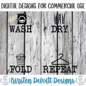 SVG, PNG, DXF Cut File, Laundry Room svg, Silhouette Cut File, Cricut Cut File, Laundry svg, Wash, Dry, Fold, home decor svg