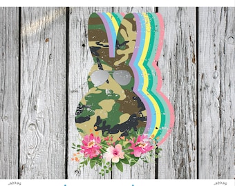 Easter Sublimation png Digital Download, Peeps png, Bunny png, easter png file, floral peeps png, Easter peeps png, waterslide, camo peep