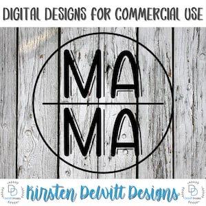 SVG, PNG, DXF Cut File, Mama, Stay at home moeder, moeder, momlife, Silhouette Cut File, Cricut Cut File, Mama svg, Linker Borst svg, mama cirkel