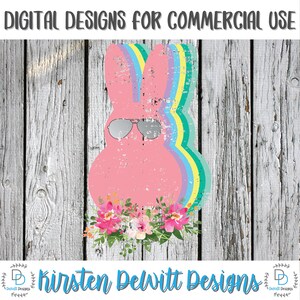 Easter Sublimation png Digital Download, Peeps png, Bunny png, easter png file, floral peeps png, Easter peeps png, waterslide, easter bunny