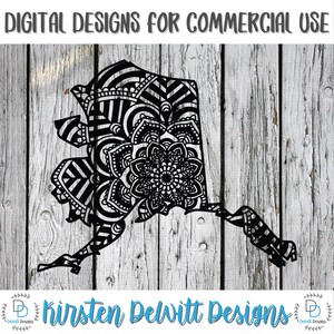 SVG, PNG, Studio3 Cut File, Alaska Home Sweet Home, Silhouette Cut File, Cricut Cut File, Heart, State, Alaska state, alaska svg, mandala