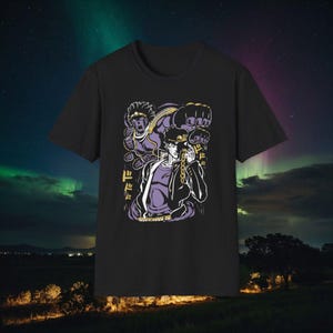 T-shirt unisexe anime, Jojo Bizarre Adventure Punch Design, T-shirt manga, chemise graphique décontractée, cadeau Otaku