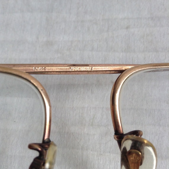 1/20-12K gf.  Vintage Aviator Glasses.  Classic A… - image 8