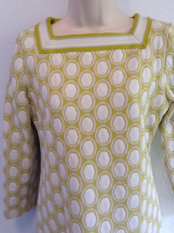 Chartreuse MOD, shift dress New Old Stock.  Far ou