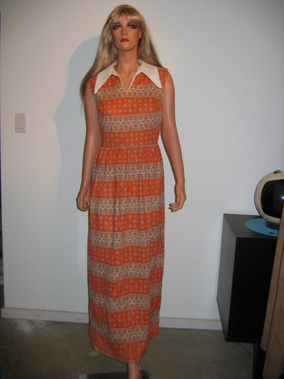 1970's Groovy Love Child Sun Dress.  Hippie.  Boh… - image 4