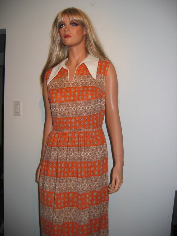 1970's Groovy Love Child Sun Dress.  Hippie.  Boh… - image 3