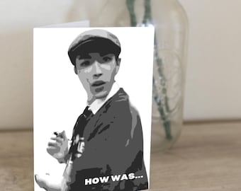 Hongjoong Birthday Card: ATEEZ Meme Card 5"x7", Atiny Gift