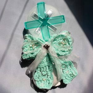 TXT Lightstick Bow, Moabong bow, TXT Crochet Bow for Lightstick