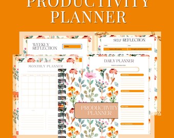 Productivity Planner | Daily Organizer | Time Management Tool | Goal Setting & Planner for Busy Professionals