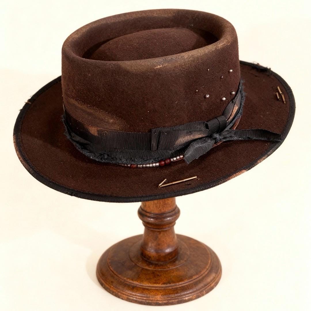 Short Brim Round Hat - Etsy