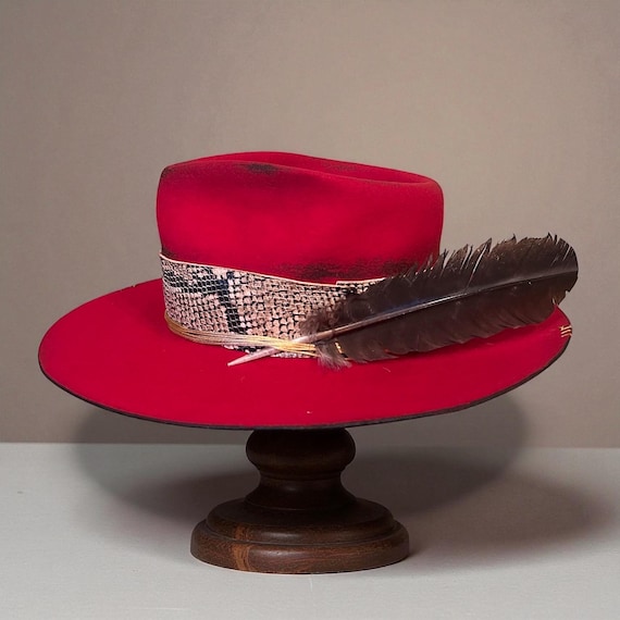 Custom Wool flat brim hat Richardson 511 Wool Blend Flat Bill Hat | Custom Embroidery  main image 2