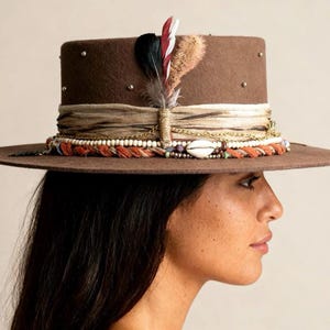 Short Brim Round Hat - Etsy