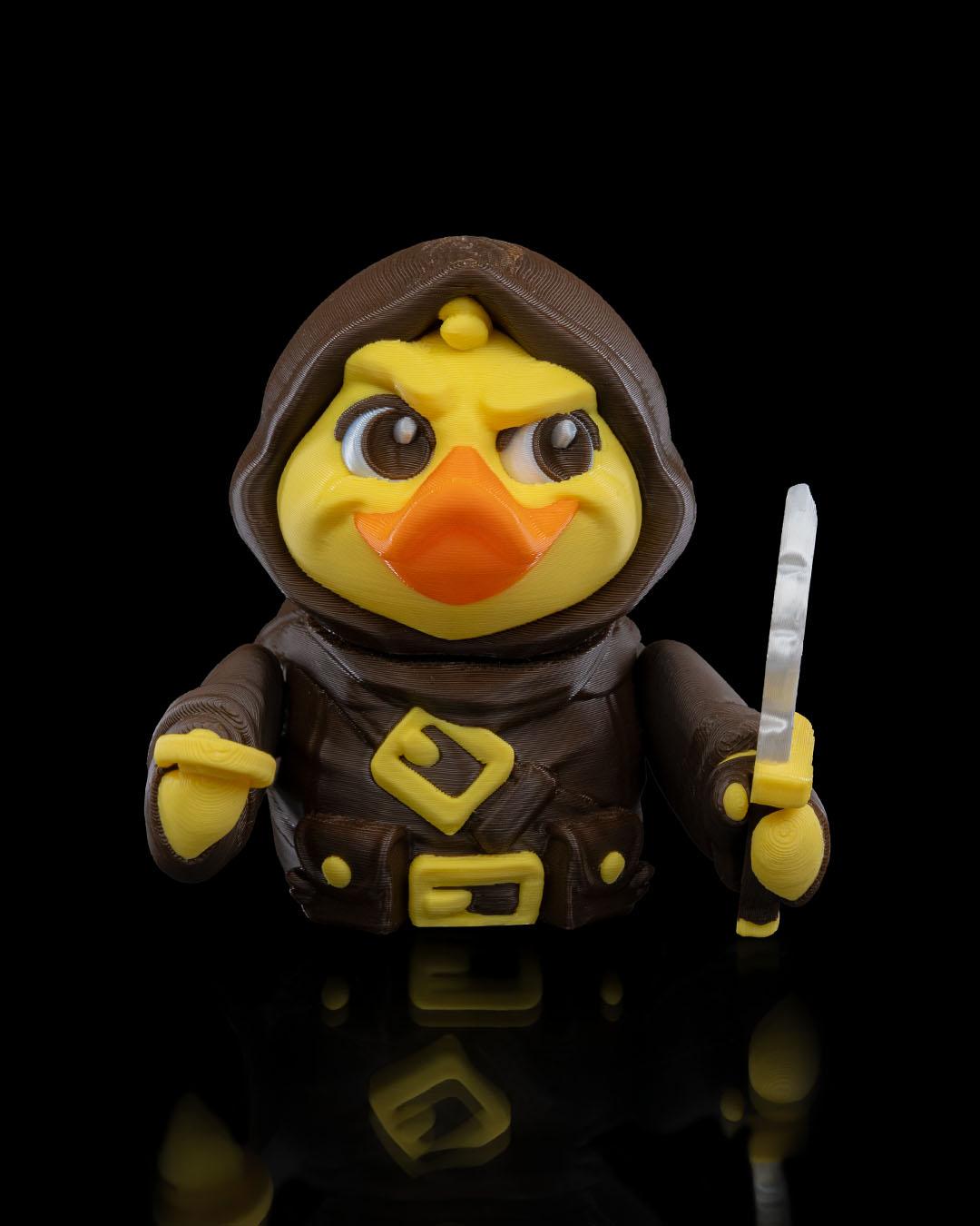 Silent Beak Assassin Duck: 3D-geprint scharnierend beeldje