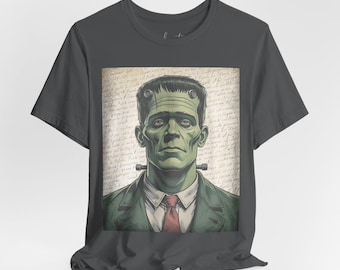 Camiseta gótica de Frankenstein / Camiseta de terror de literatura oscura de Mary Shelley