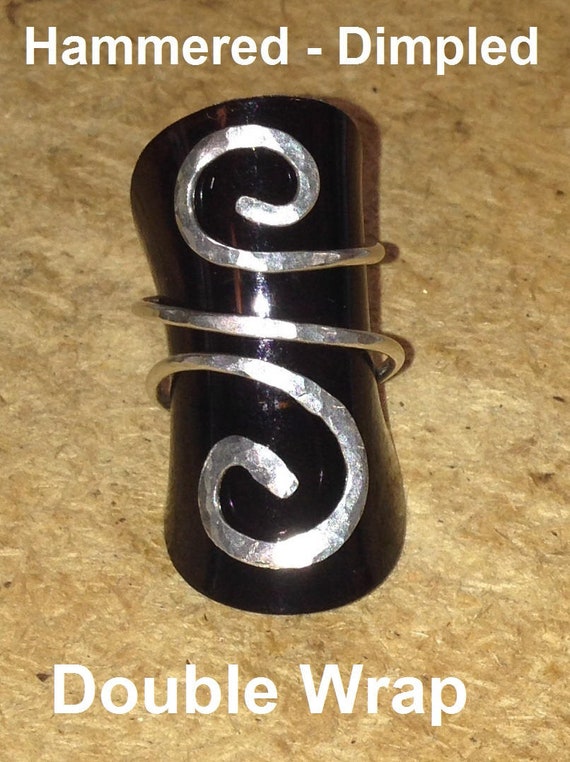 Sterling Silver Boho Swirl Ring or Toe Ring, Also in Copper & Tarnish-Resistant Argentium Sterling! Adjustable for the Perfect fit!