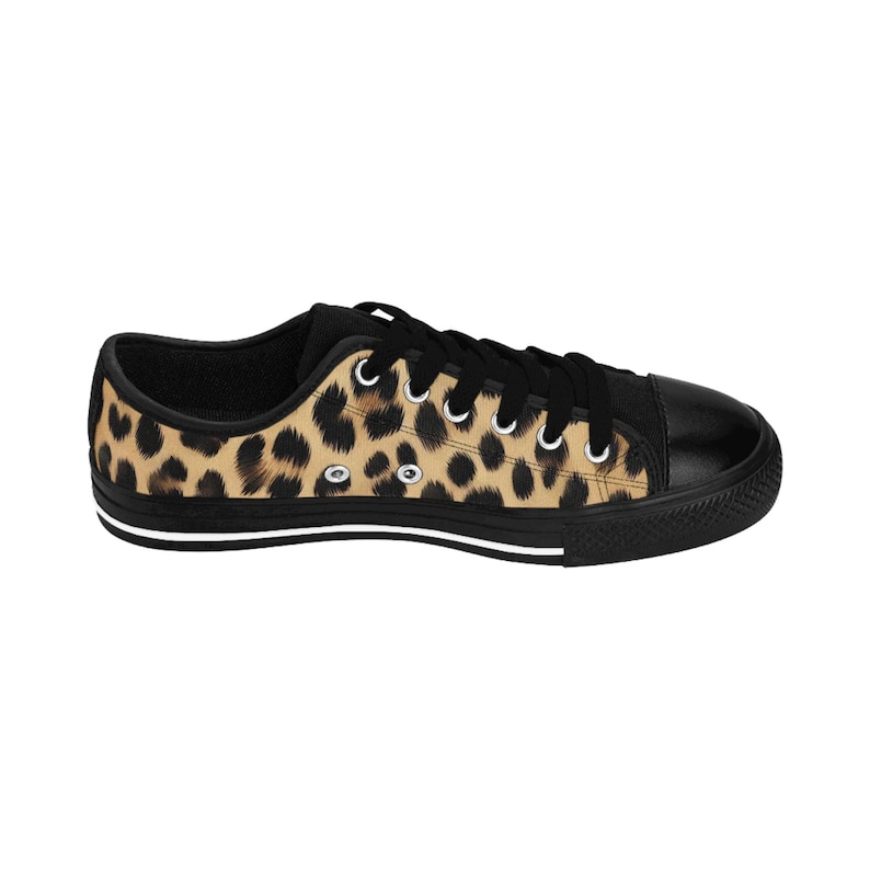 Leopard Sneakers - Men's Casual Shoes, Animal Print Sneekers, Fashionable Trainers, Urban Jungle Footwear, Stylish Leopard Athletic Sneakers image 6