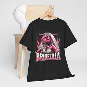 Bridezilla T-Shirt, Fun Bridal Shower Gift, Unique Wedding Tee, Jurassic Style, Bachelorette Party Apparel