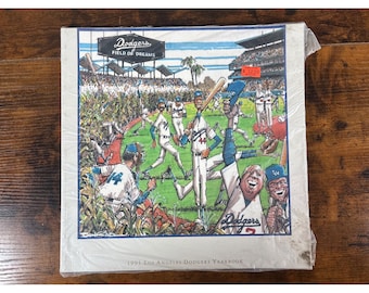 Vintage 1991 Los Angeles Dodgers Yearbook Field of Dreams Art Shrink Wrapped