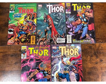 Marvel Comics The Mighty Thor Lot of 5 Issues #2 #5 #57 #58 What If #107