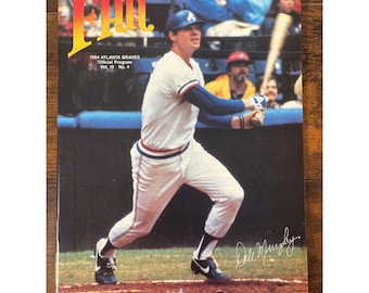 1984 Atlanta Braves Official Program Vol 19 No 4 Dale Murphy Cover Marlboro Ad