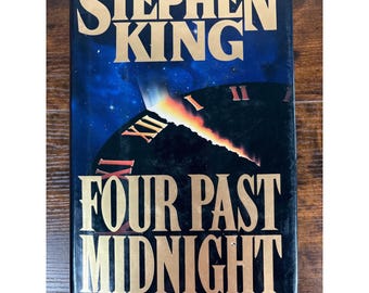 Stephen King, Cuatro pasada la medianoche, primera edición de 1990, tapa dura, libro de terror vikingo.