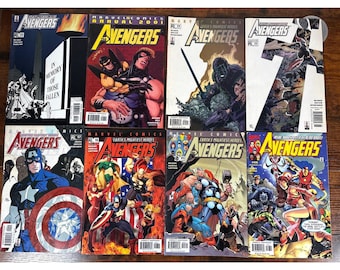 Marvel Avengers Comic Lot 8 Issues 36 45 46 53-55 57 Annual 2001 Kurt Busiek MCU